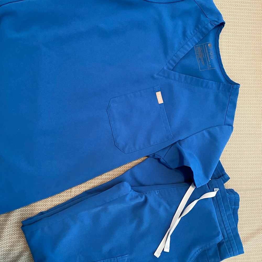 Figs Scrub Set ‘Royal Blue’